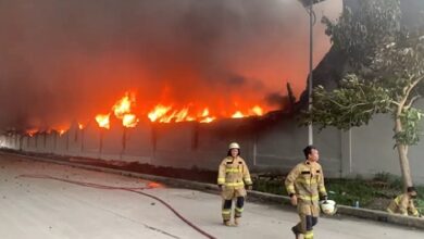 Si Jago Merah Lahap Gudang Pabrik Korek Api di Tangerang