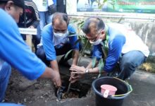 KBA SMPN 5 Makassar Tanam 30 Ribu Bibit Pohon Sambut HUT 414 Kota Makassar