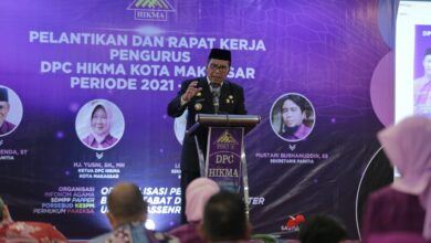 Hadiri Pelantikan DPC Hikma Makassar, Danny Minta Sinergitas Perangi Covid-19