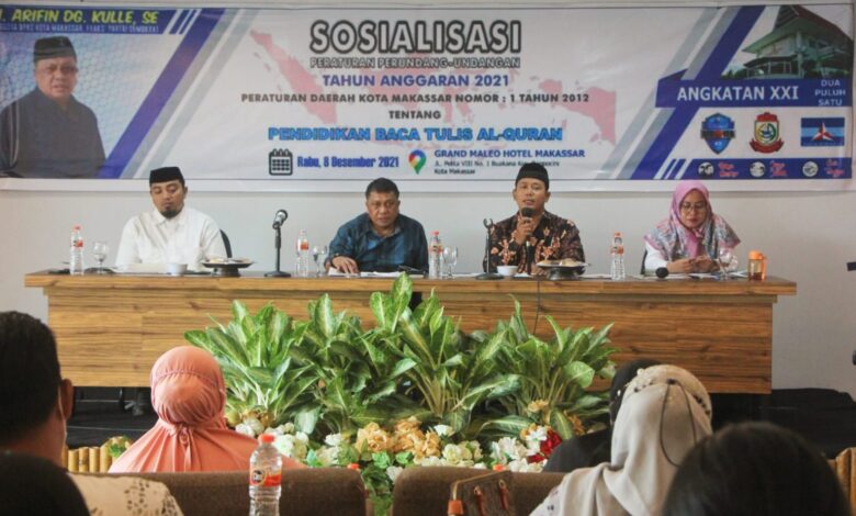 Arifin Dg Kulle Minta Pendidikan Baca Tulis Al-Quran Terus Dimasifkan