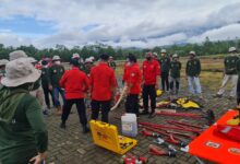 PT CLM Gelar Pelatihan Fire Rescue dalam Pencegahan dan Pengendalian Kebakaran Hutan.