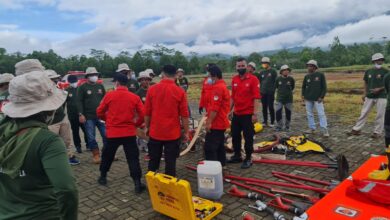 PT CLM Gelar Pelatihan Fire Rescue dalam Pencegahan dan Pengendalian Kebakaran Hutan.