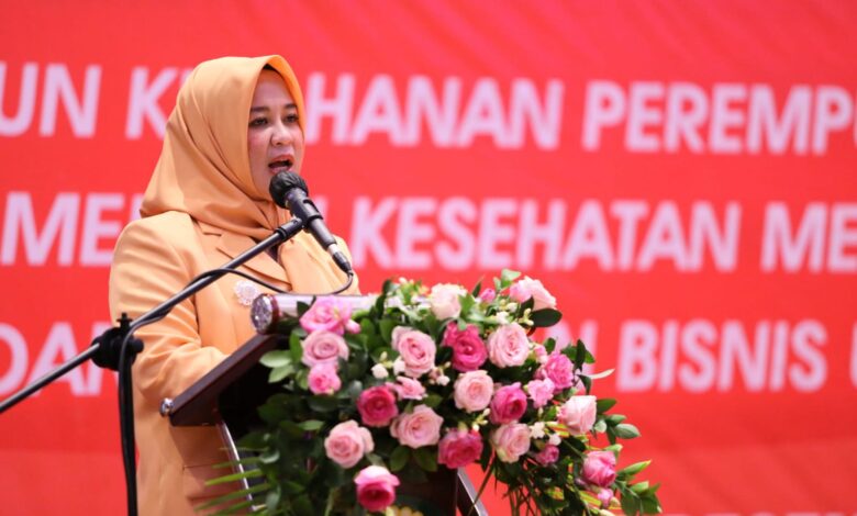 Fatmawati Hadiri Puncak Acara HUT DWP ke-22 Tingkat Kota Makassar