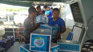TNI AL Kerahkan Kapal Perang Distribusi Bantuan Korban Gempa di Pulau Terluar Selayar