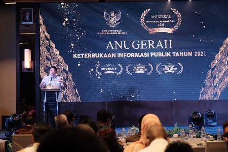 Sekprov Abdul Hayat Bangga, Pemerintah Desa Raih Penghargaan Keterbukaan Informasi Publik