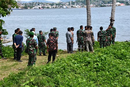 Safari Logistik Mabesal, Aslog Kasal dan Danlantamal VI Nilai Pos TNI AL Pinrang Cocok Untuk Mendukung Latsarmil