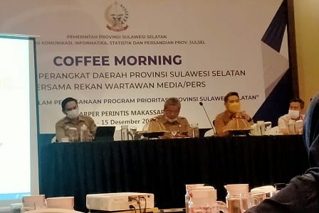 Coffee Morning Diskominfo Sulsel: Capaian Kinerja Empat OPD Tak Mengecewakan