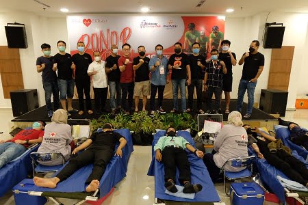 Aksi Kemanusiaan, MCC & PHI Bersama PMI Makassar Gelar Donor Darah