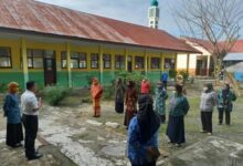 Pimpin Apel di SDN 2 Talise, Wali Kota Palu Minta Guru Disiplin dan Taat Prokes