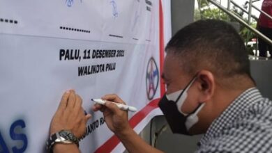 Deklarasi 5 Pilar STBM, Wali Kota Hadi Ajak Warga Palu Terapkan PHBS Tinggalkan Kebiasaan Lama