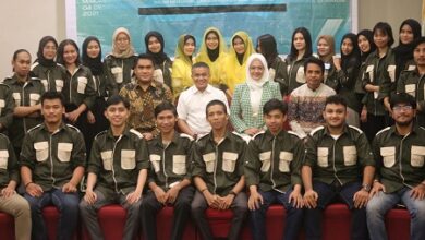 Wali Kota Hadi Lantik Pengurus Keluarga Mahasiswa Kota Palu di Makassar