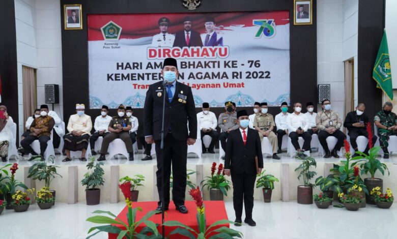 Di Hari Amal Bakti, Abdul Hayat Harap Tingkatkan Kerukunan Umat Beragama