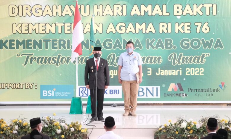 HAB Ke-76, Wakil Bupati Gowa Harap Kemenag Semakin Inovatif