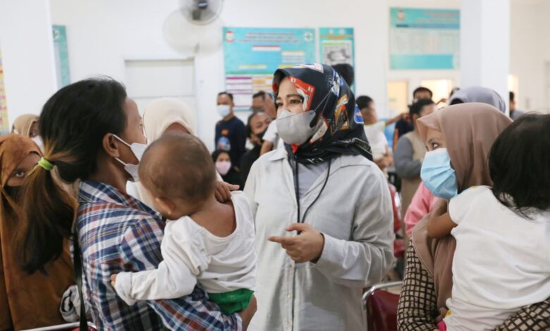 Tinjau PKM di Bontoala, Wawali Fatmawati Edukasi Orang Tua Cegah Stunting