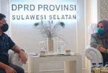 Audience dengan Ketua DPRD Sulsel, Saharuddin Paparkan Program Peningkatan Kualitas Pasar Rakyat dan Digitalisasi
