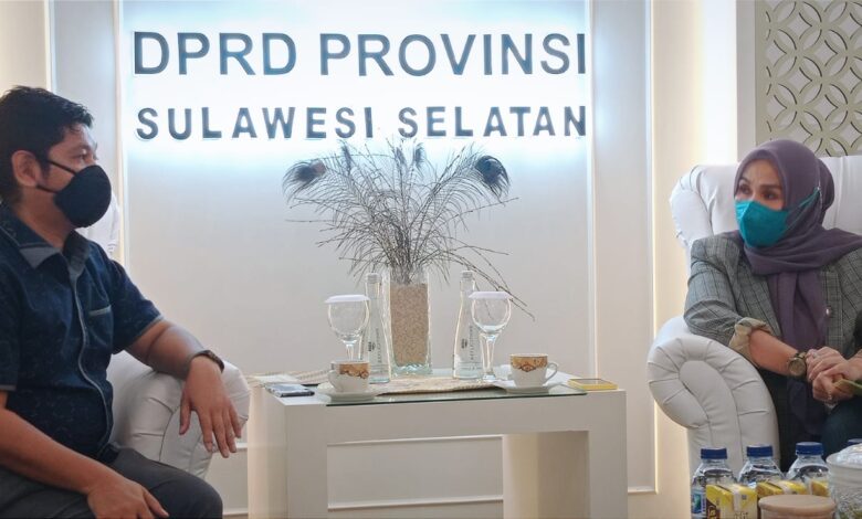 Audience dengan Ketua DPRD Sulsel, Saharuddin Paparkan Program Peningkatan Kualitas Pasar Rakyat dan Digitalisasi