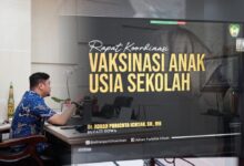 Bupati Adnan Dorong Percepatan Vaksinasi Covid-19 Anak Usia 6-11 Tahun