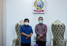 Andi Sudirman Sulaiman Bersama Plt Sekjen Kemendagri Bahas Penanganan Covid-19