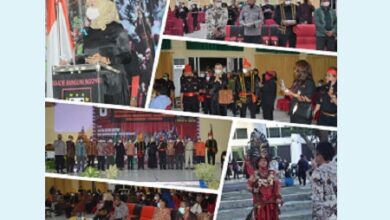 Diah Puspita Hadiri Perayaan Natal dan Syukuran Tahun Baru 2022 Brigade Mangguni Indonesia Sulteng
