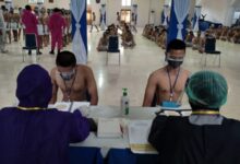Calon Prajurit TNI AL Jalani Test Kesehatan Pertama
