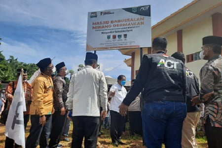 Wakaf Tunai Minang Dermawan Hadirkan Masjid Pasca Gempa Sulawesi Barat