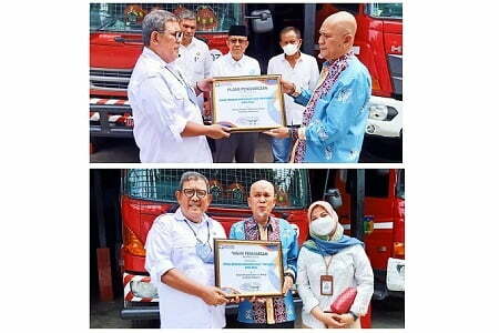 Kadis Pemadam Kebakaran Kota Palu dapat Penghargaan dari Ombudsman