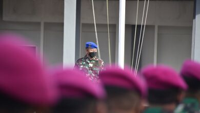 Pimpin Apel Pagi Awal Tahun 2022, Pejabat Sementara Danpomal Lantamal VI Makassar Ingatkan Selalu Disiplin Bertugas