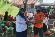 BPBD Sulsel Salurkan Bantuan Korban Kebakaran di Makassar