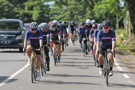 RCC Gowes Kuliner ke Barru, 80 Cyclist Jajal Rute Sepanjang 107,4 Km