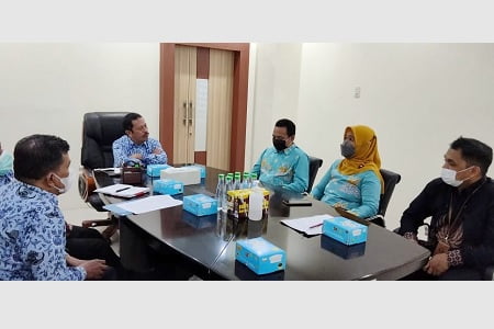 Bawaslu Temui Sekda Kota Makassar Bahas Persiapan Pemilu 2024