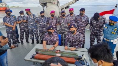 TNI AL Amankan Dua Unit Benda Mirip Rudal dari Kepulauan Selayar