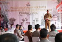 Bupati Dukung Pembangunan Masjid Al Ghaffar Polres Gowa