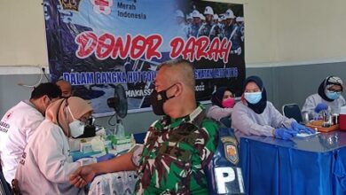 Pomal Lantamal VI Kumpulkan 200 Kantong Darah