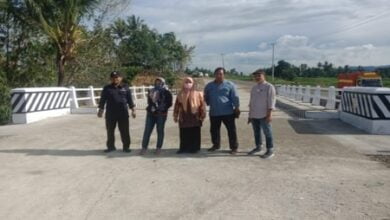 Jembatan Sungai Palattae yang Rawan Kecelakaan Dilebarkan Plt Gubernur Sulsel
