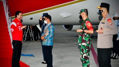 Gubernur Rusdy Mastura dan Forkopimda Sambut Kedatangan Presiden Joko Widodo