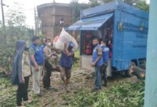 Korban Angin Kencang di Gowa 77 Keluarga Mendapat Bantuan Pemkab