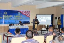 Tegakkan Keamanan Laut, Sopsal Safari Kamla di Lantamal VI Makassar