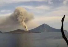 Level Waspada, PVMBG Catat Letusan Gunung Anak Krakatau 9 Kali Hari Ini