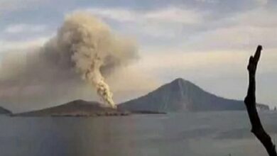 Level Waspada, PVMBG Catat Letusan Gunung Anak Krakatau 9 Kali Hari Ini