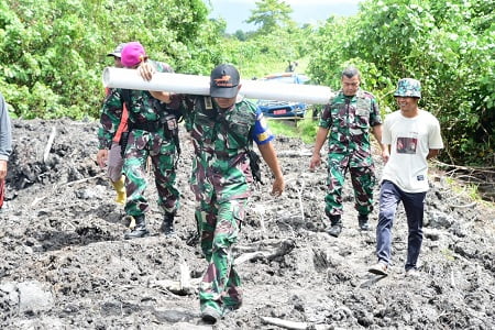 Mengendap 37 Tahun, TNI AL Tancapkan Patok Pembatas Tanah di Atas Lahannya 500 Ha