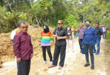 Wagub Ma'mun Amir Tinjau Proses Pembukaan Jalan Tertimbun Longsor di Lore Utara Poso