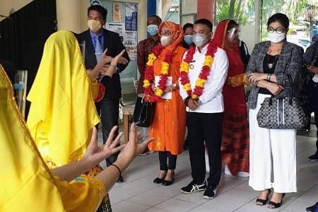 Wali Kota Hadi Bersama Gubernur Sulteng Resmikan Kantin Sehat SMA 3 Palu