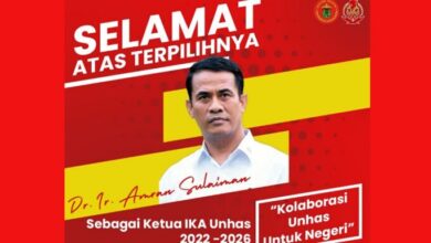 Amran Sulaiman Resmi Gantikan Yusuf Kalla Ketua Umum IKA UNHAS