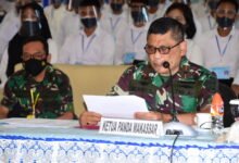Danlantamal VI Makassar Hadir Penerimaan Calon Prajurit TNI AL Gelombang Pertama