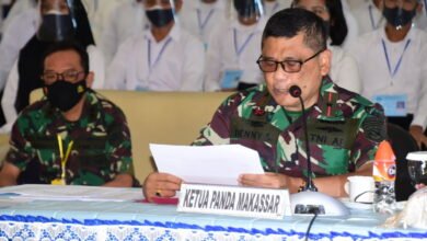 Danlantamal VI Makassar Hadir Penerimaan Calon Prajurit TNI AL Gelombang Pertama