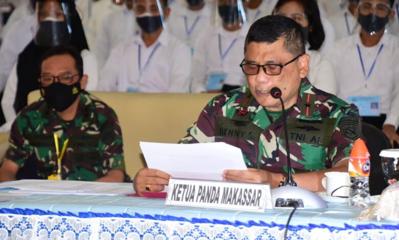 Danlantamal VI Makassar Hadir Penerimaan Calon Prajurit TNI AL Gelombang Pertama