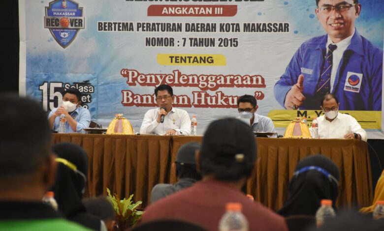 M Yahya Sebut Perda Bantuan Hukum Menjadikan Akses Keadilan Bagi Warga Miskin