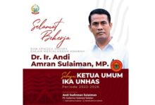 Andi Sudirman Ucapkan Selamat Terpilihnya Penerus JK Sebagai Ketum IKA Unhas