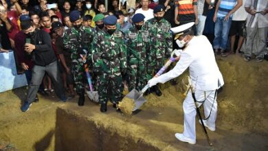Lettu Marinir M Iqbal Prajurit TNI AL yang Gugur di Nduga Papua Dimakamkan