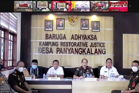 Gubernur Andi Sudirman Hadiri Launching 9 Rumah Restorative Justice oleh Jaksa Agung
